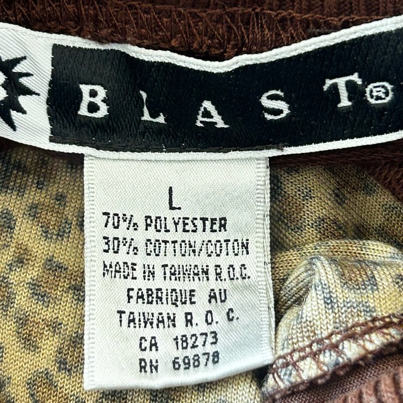 Blast vintage sweatshirt pullover animal print bohemian royalty bohemian - Picture 6 of 8